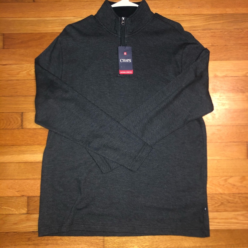 NWT Chaps Men’s Quarter-zip Pullover